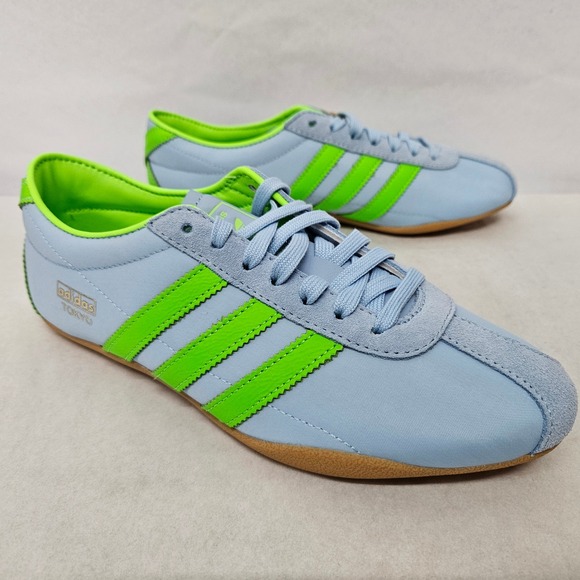 adidas Shoes - Adidas Tokyo Retro Sneakers JQ0582 Clear Sky Solar Green Gum Women's Size 7.5